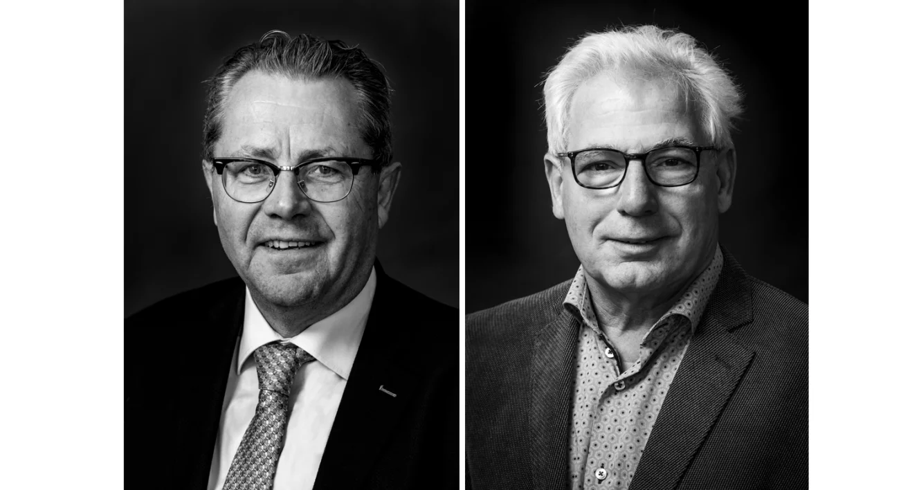Jan Adams (links) Ben Le Large (rechts)