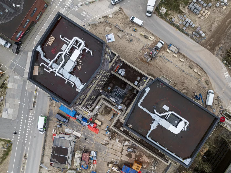 Ventilatie appartementencomplex