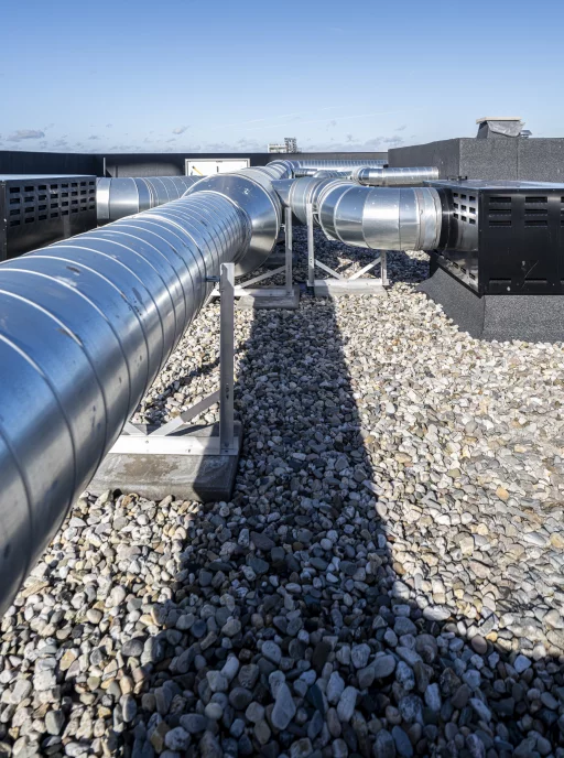 Ventilatie aanleggen - Project De Scheg