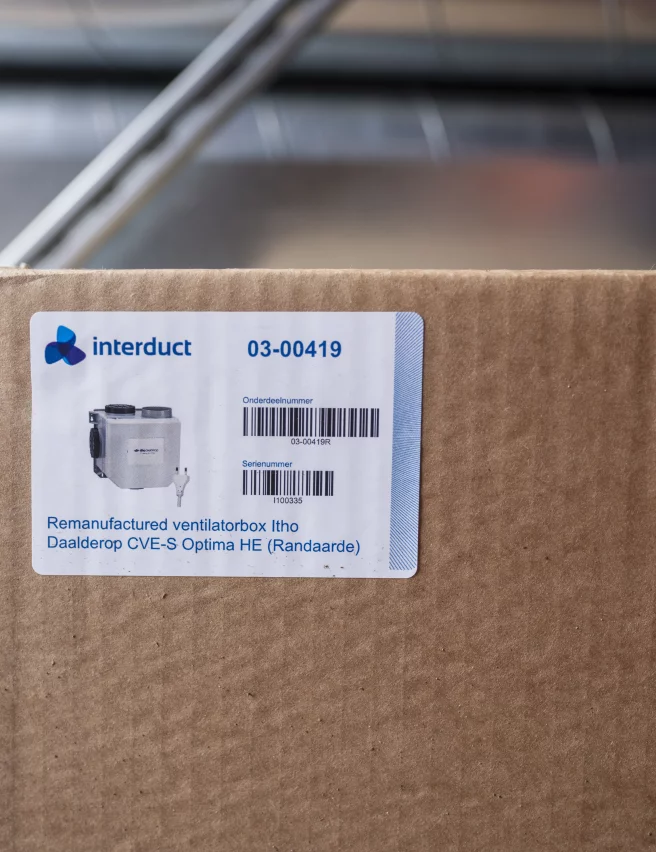 Remanufactured ventilatiebox Itho Daalderop