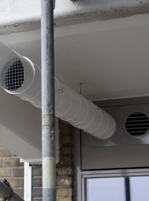 Ventilatie aan- en afvoer