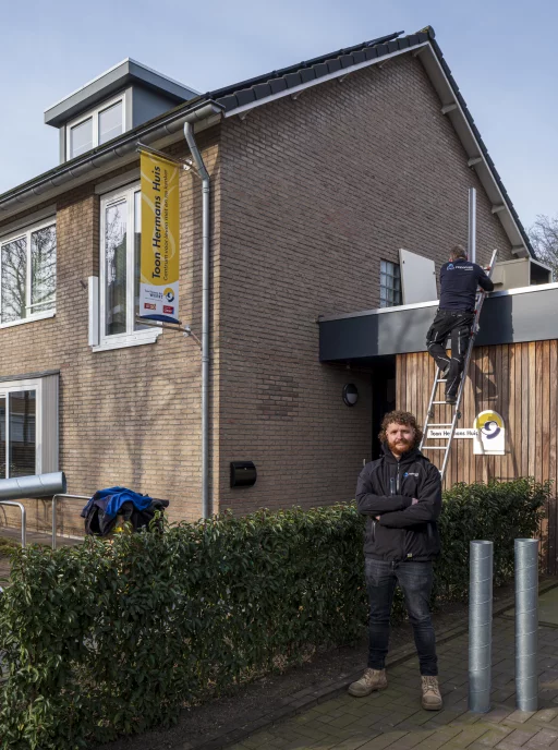 Aanleg ventilatie Toon Hermans Huis